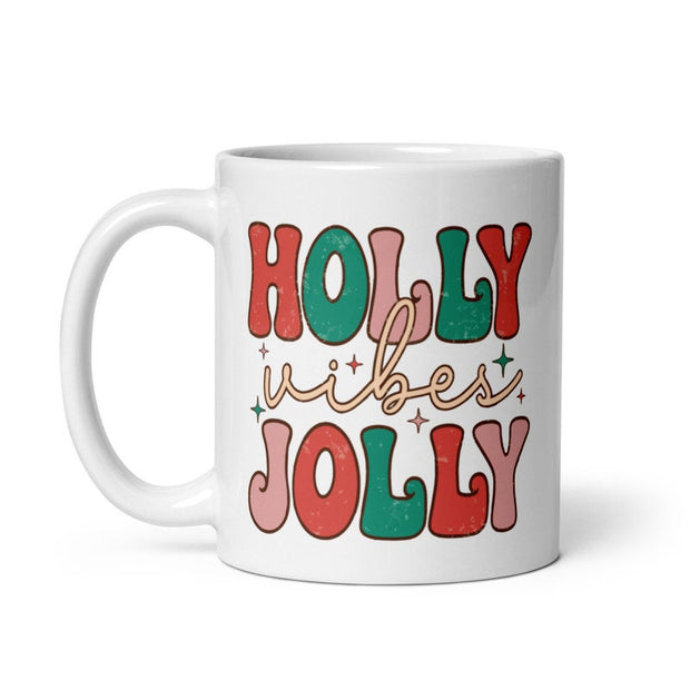 Holly Jolly jibes Christmas mug ,Christmas mug ,It is the Most Wonderful Time Of The Year