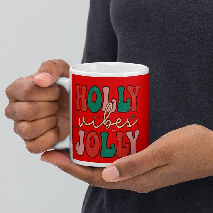 Holly Jolly jibes Christmas mug ,Christmas mug ,It is the Most Wonderful Time Of The Year