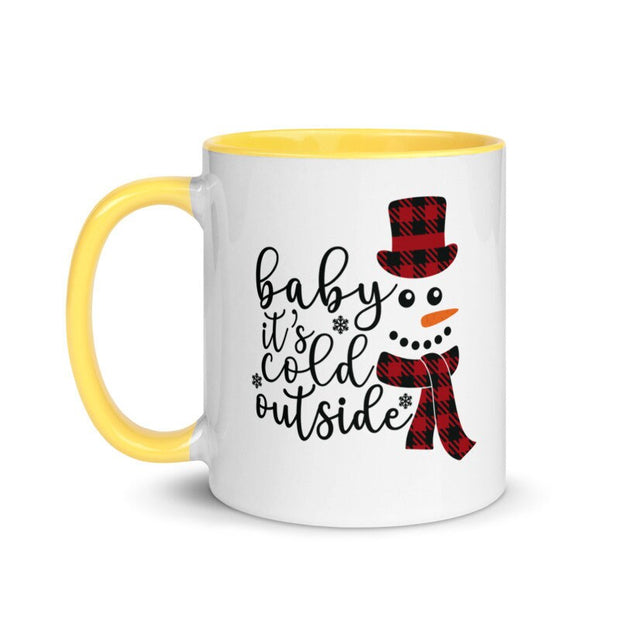 Baby It's Cold Outside ceramic Mug, winter mug ,xmas mug ,christmas gifts