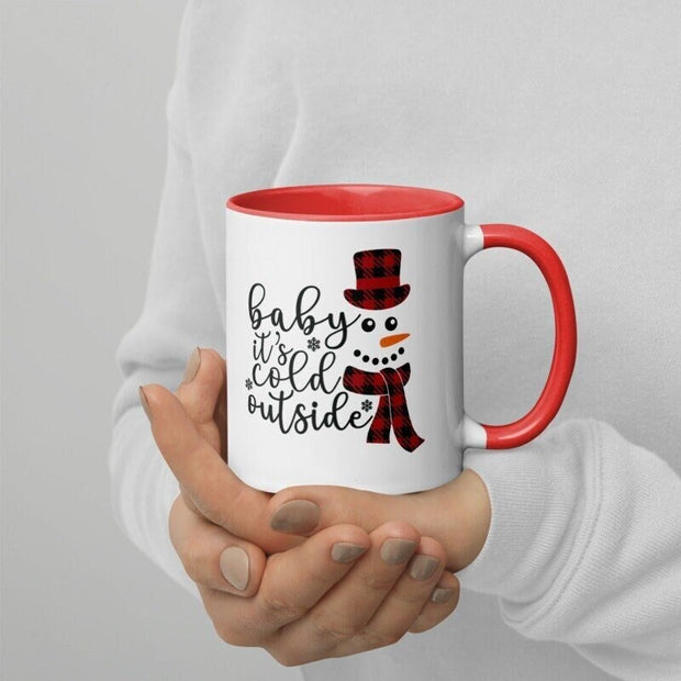 Baby It's Cold Outside ceramic Mug, winter mug ,xmas mug ,christmas gifts