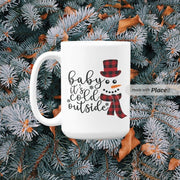 Baby It's Cold Outside ceramic Mug, winter mug ,xmas mug ,christmas gifts