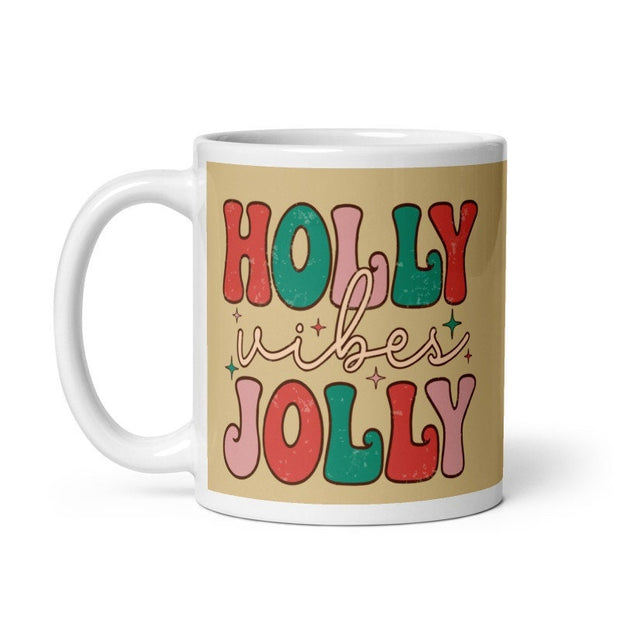 Holly Jolly jibes Christmas mug ,Christmas mug ,It is the Most Wonderful Time Of The Year