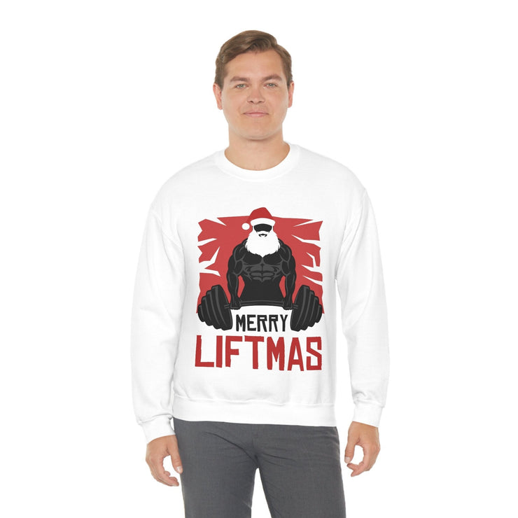 Merry Liftmas Christmas Jumper Sweater Sweatshirt Funny Ugly Weightlifter Gym Fit,gym rat sweatshirt