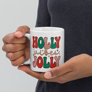 Holly Jolly jibes Christmas mug ,Christmas mug ,It is the Most Wonderful Time Of The Year