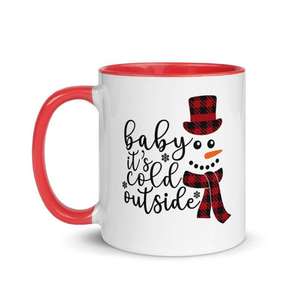 Baby It's Cold Outside ceramic Mug, winter mug ,xmas mug ,christmas gifts