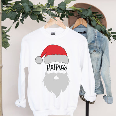 Christmas Sweatshirt |  ho ho santa  Sweatshirt | Minimalist Christmas Jumper | xmas  Sweatshirt | Santa Sweatshirt |  ,Gift For Christmas