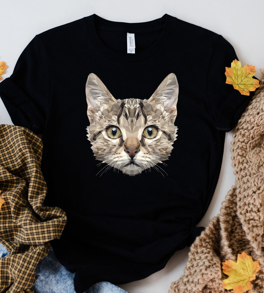 tabby cat pixel  t shirt   , tabby  cat shirt  ,tabby  Cat , cat lover Gifts ,gift for cat owner