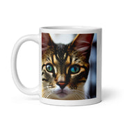 tabby  cat mug , tabby cat,cat  lover Gifts , Cat Coffee Mug