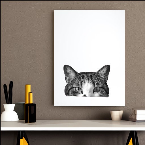 tabby cat print  .tabby cat-poster , Cat Wall Art -Cat Print - |home decor