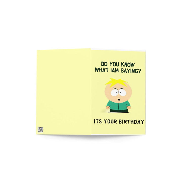 butters greeting card ,birthday card ,southpark birthday card southpark |