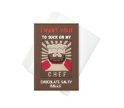 chef  greeting card ,birthday card ,southpark birthday card southpark , A6 Card