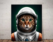 Cat Astronaut, Cat in space helmet , space tabby cat ,Tabby cat-poster ,Cat Wall Art -tabby  Cat Print -tabby Cat Artwork - Home Decor