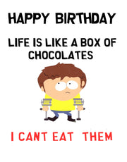 jimmy valmer  greeting card ,birthday card ,southpark birthday card ,jimmy  birthday card,birthday card for him/ her