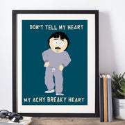 randy marsh  southpark wall art