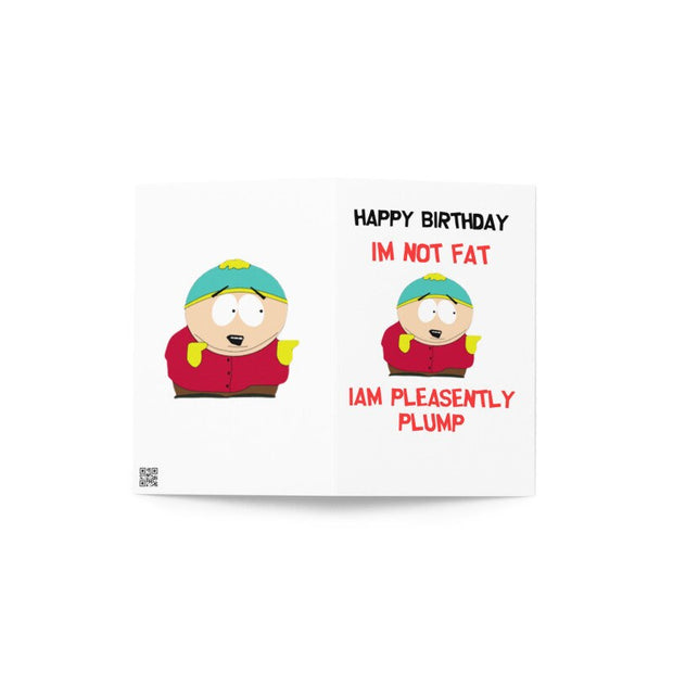 eric cartman respect greeting card ,birthday card ,southpark birthday card  |