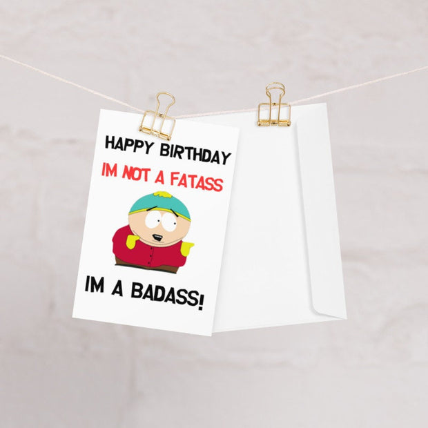 eric cartman  greeting card ,birthday card southpark birthday card