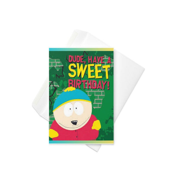 eric cartman  greeting card ,southpark birthday card southpark , A6 Card