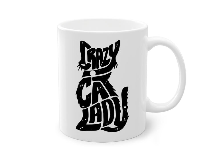 crazy cat lady coffee mug  ,ceramic coffee mug ,Black Cat coffee