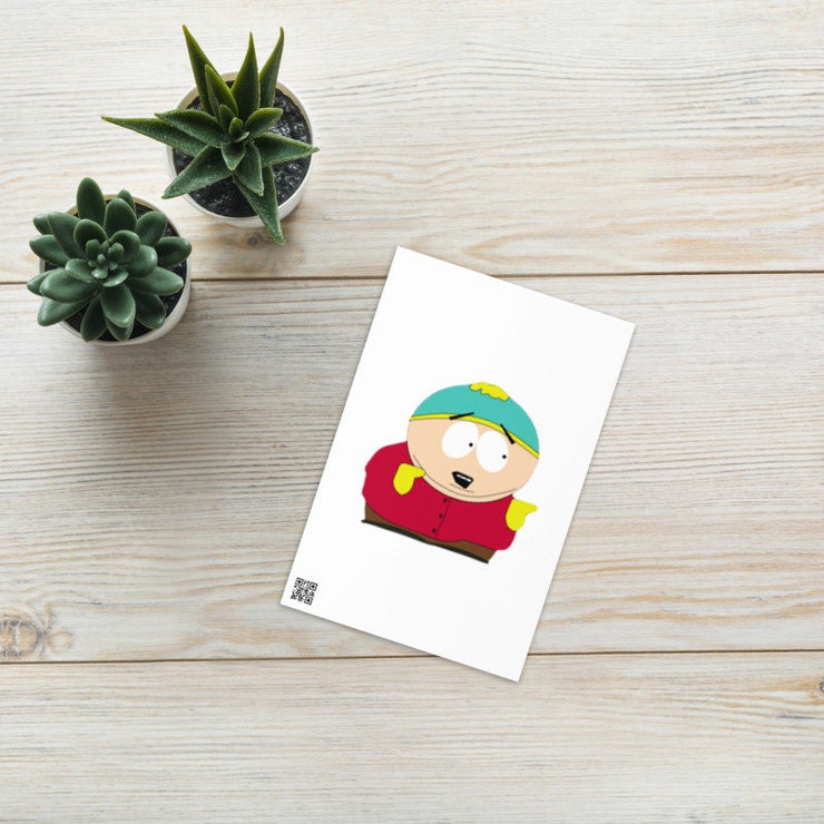 eric cartman  greeting card ,birthday card southpark birthday card