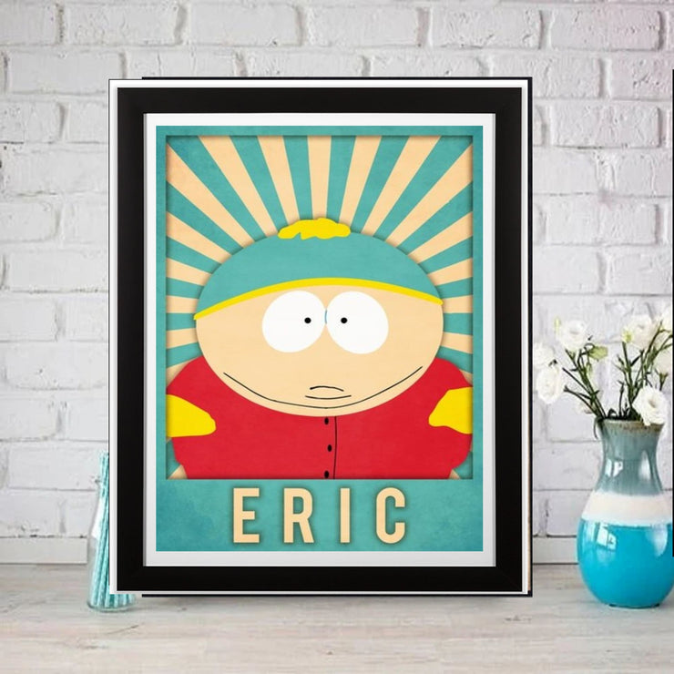 eric cartman southpark wall art, southpark cartman poster