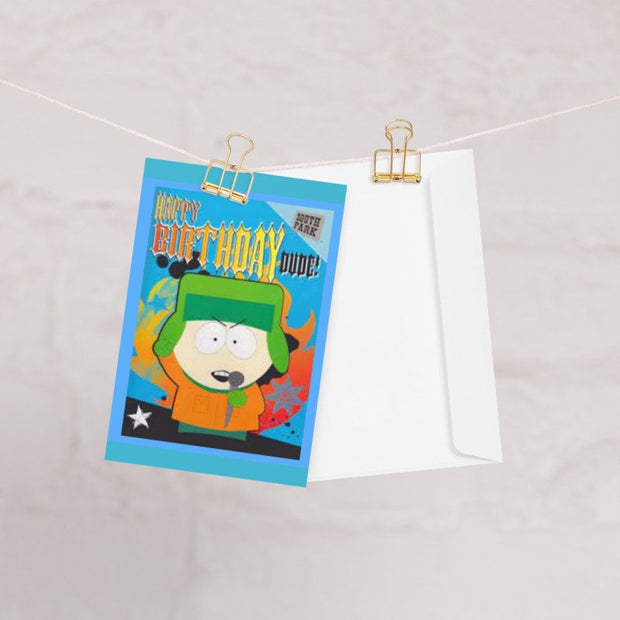 southpark birthday card ,  klye A6 Card