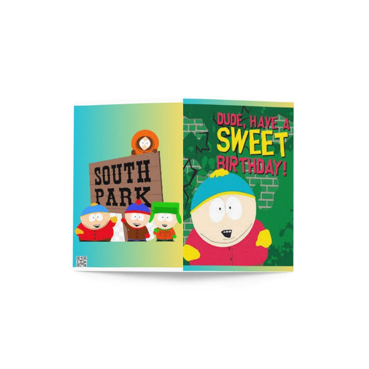 eric cartman  greeting card ,southpark birthday card southpark , A6 Card