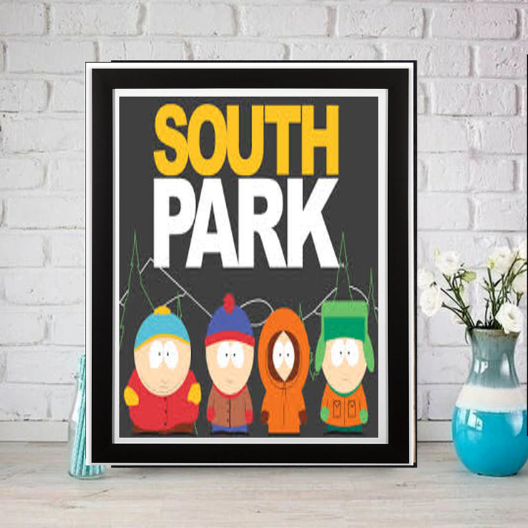 southpark poster  wall art, southpark characters  wall art,