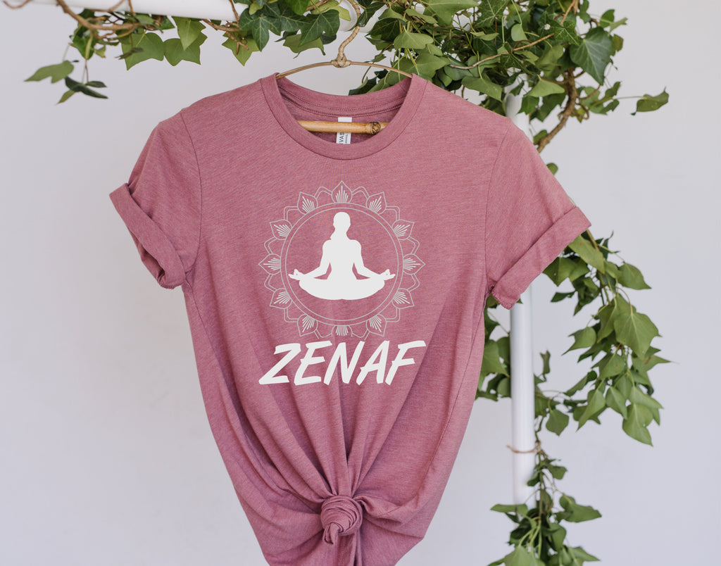 Zen AF yoga T-Shirt, Meditation Shirt, Yoga Shirt, Yoga Lover Gift, Yoga Gift, Spiritual Shirt, buddhism