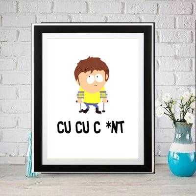 jimmy valmer  wall art, southpark wall art, southpark poster