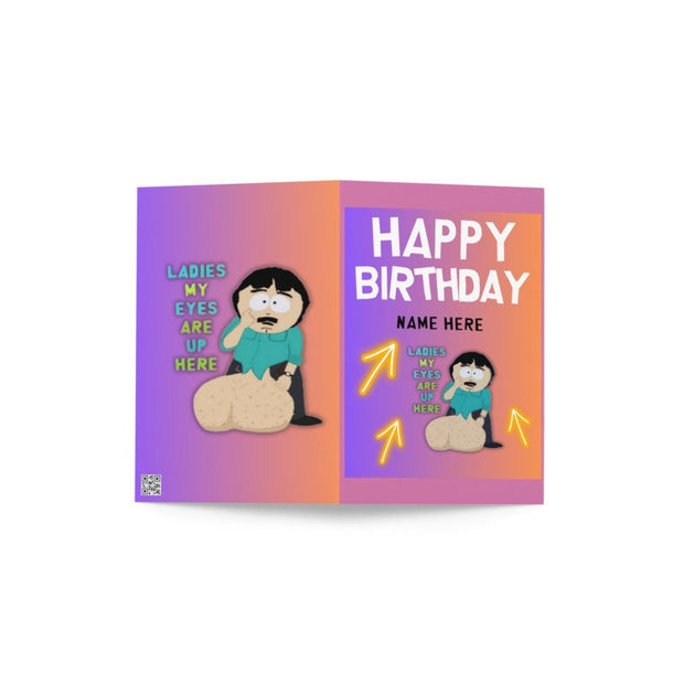 randy marsh greeting card ,birthday card ,southpark birthday card