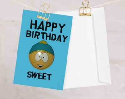 stan marsh greeting card ,southpark birthday card