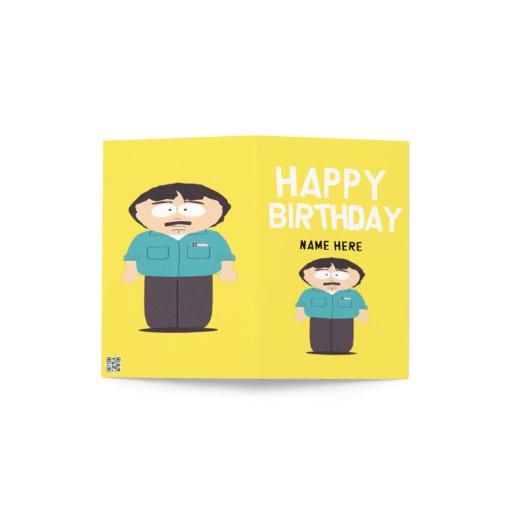 south park randy marsh  greeting card,southpark birthday card