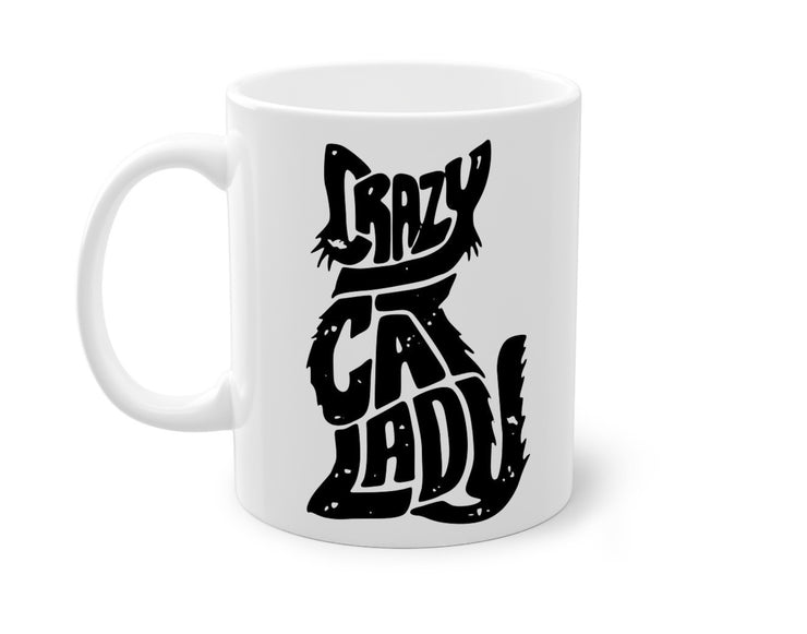 crazy cat lady coffee mug  ,ceramic coffee mug ,Black Cat coffee