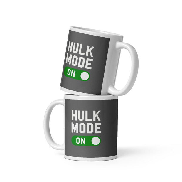 hulk mode on mug,beast mode on  ,11oz ceramac coffee mug ,gym rat gift idea