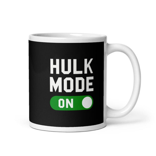 hulk mode on mug,beast mode on  ,11oz ceramac coffee mug ,gym rat gift idea