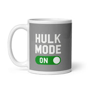 hulk mode on mug,beast mode on  ,11oz ceramac coffee mug ,gym rat gift idea