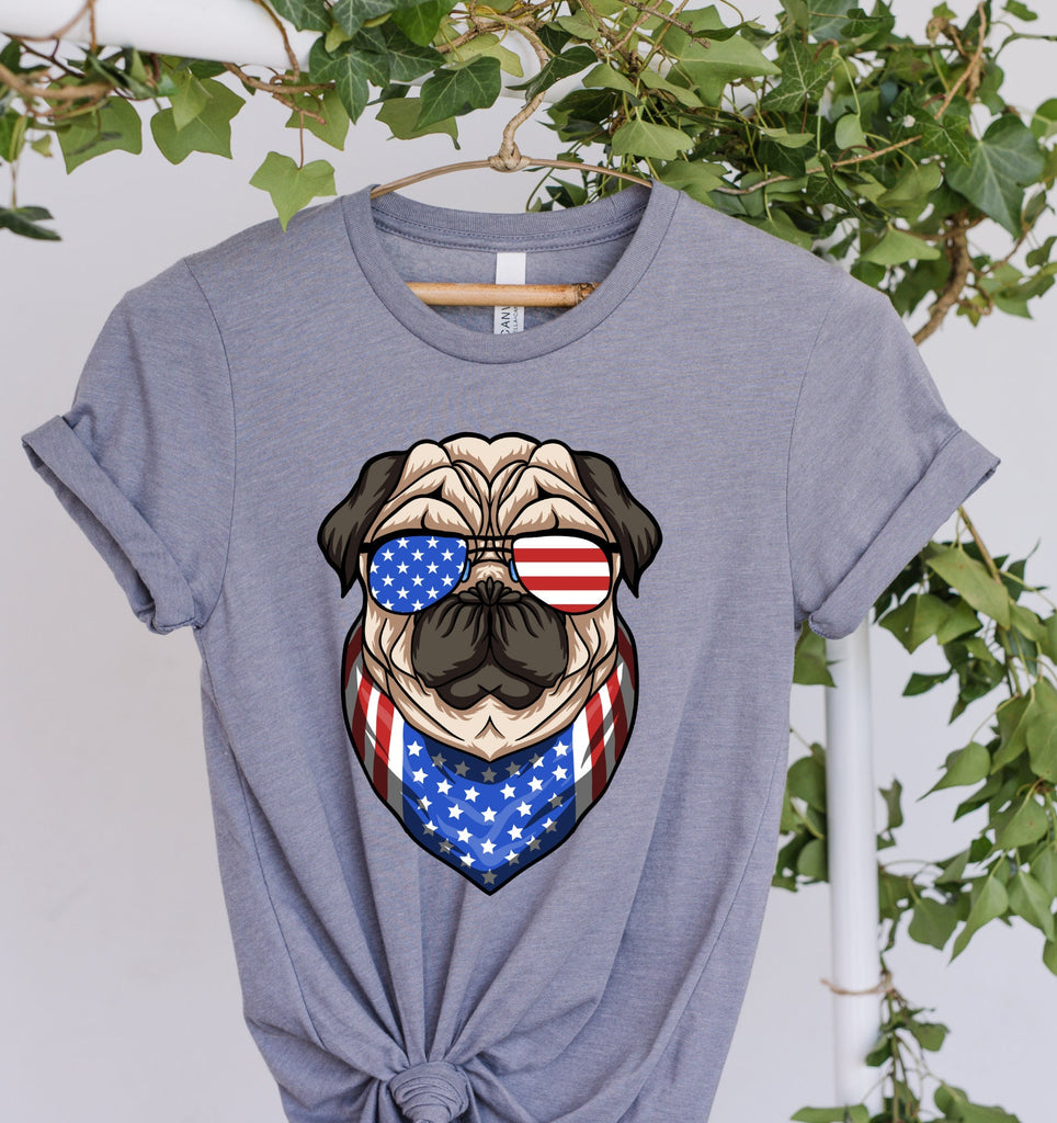 american dog  Flag Shirt, 4th of July Shirt, Usa Flag Comfort Colors T-shirt, America Shirt, Patriotic Shirt, USA Shirt, Independence Day