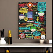 southpark  wall art, man cave art