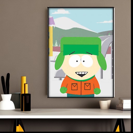 Southpark Wall Art Poster| kyle  Southpark poster