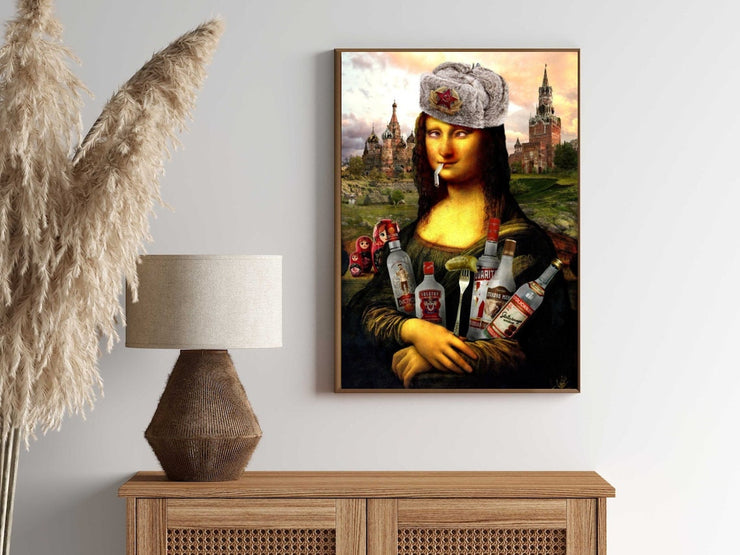 Mona Lisa illustration print ,mona lisa art  , PNG ,SVG digital download. Leonardo Da Vinci