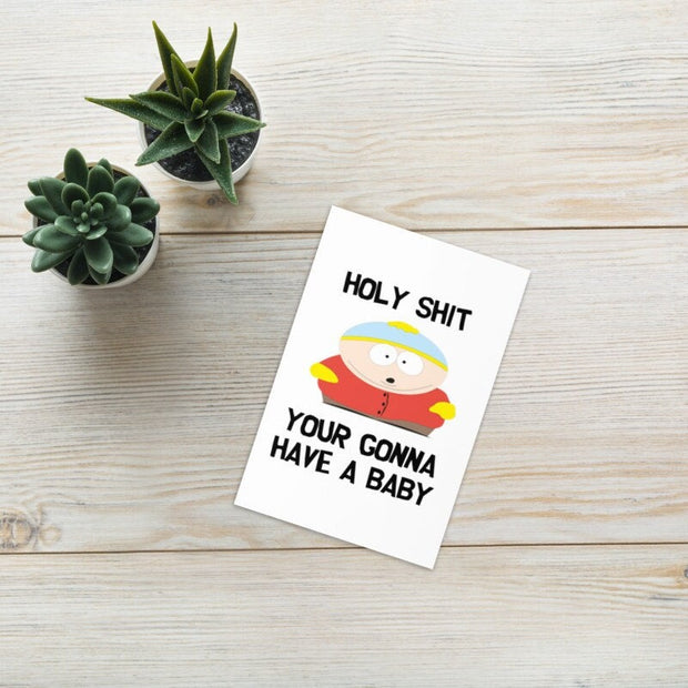 eric cartman greeting card ,birthday card ,southpark birthday card