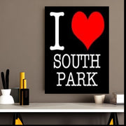 I Love Southpark Wall Art Poster,southpark wall art