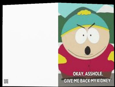 eric cartman birthday card ,southpark birthdayA6 Card