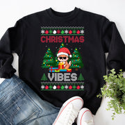 christmas vibes sweater ,mama christmas jumper ,Funny Christmas sweater