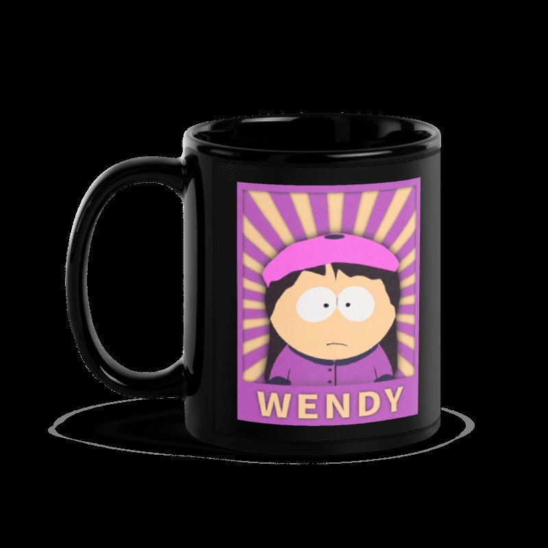 southpark wendy tessaburger mug,  friends mug ,90s animated cartoon,southpark mug gift,90s mug