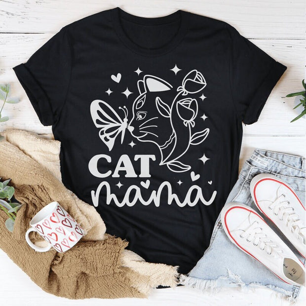 cat mama  T-Shirt, Cats Shirt, cat love Shirt, Gift For cat lovers