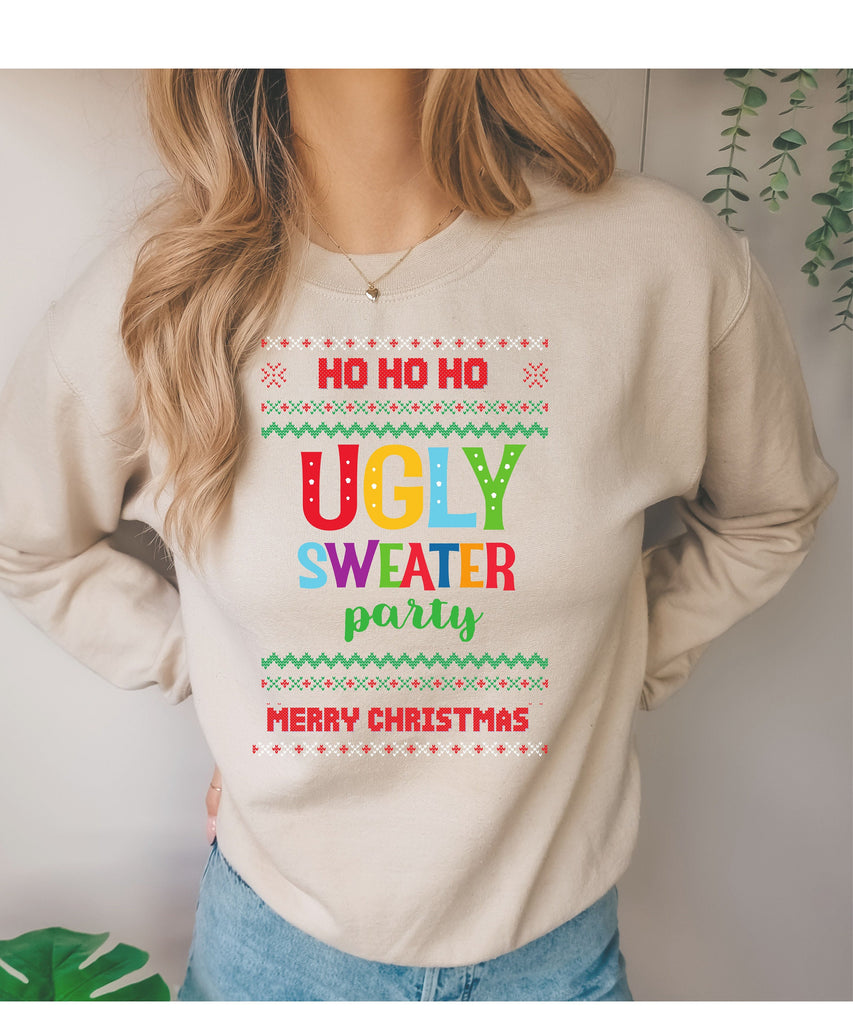 This is my ugly xmas  sweatshirt ,Too Cute  for ugly  Sweater, christmas jumper ,Funny Christmas sweater ,xmas sweater,ugly  xmas sweatshirt