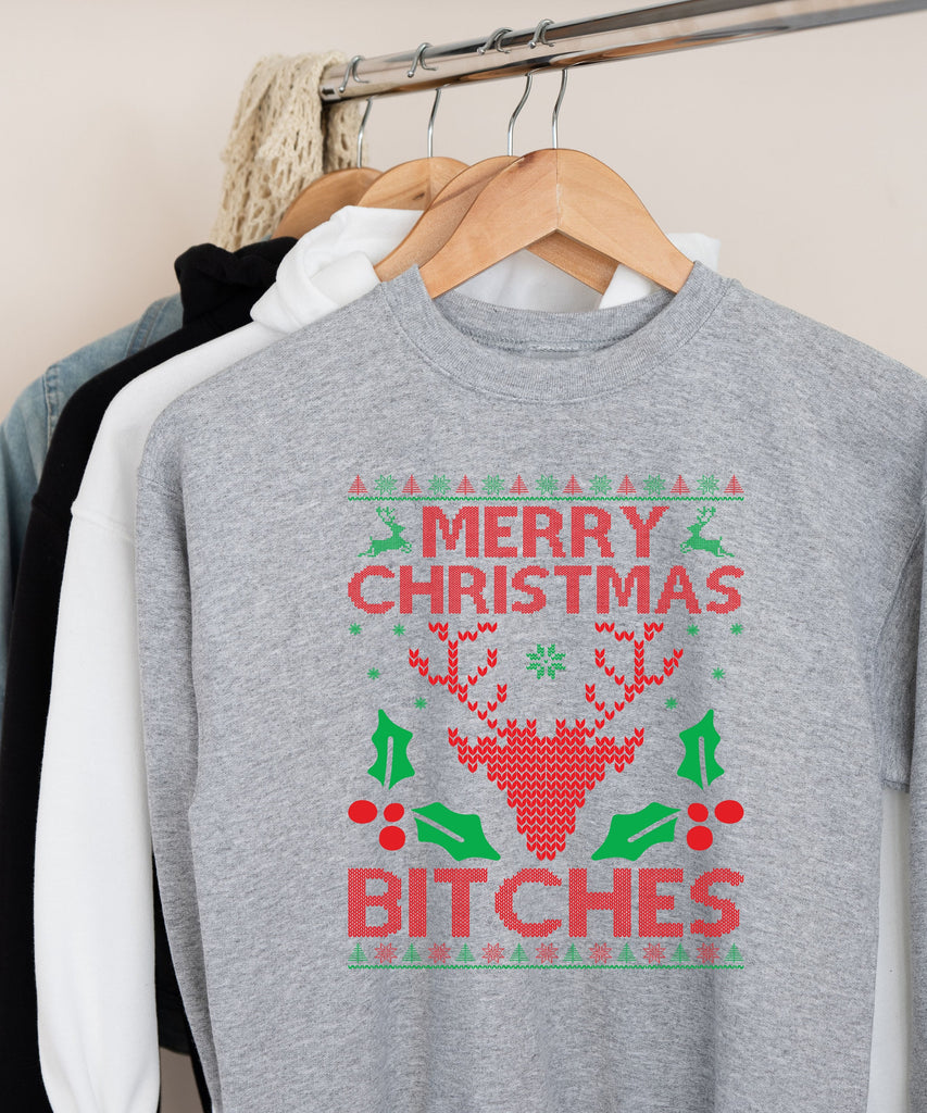 Too Cute To Wear a  Ugly Sweater,mama christmas jumper ,Funny Christmas sweater ,xmas sweater