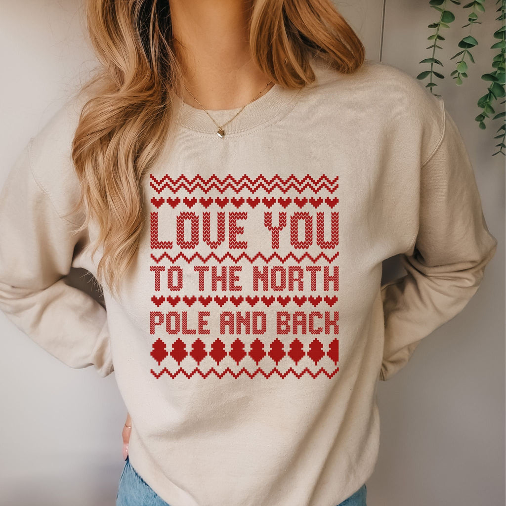 This is my ugly xmas  sweatshirt love you to north pole, Sweater,mama christmas jumper,Funny Christmas sweater,xmas sweater,ugly sweatshirt