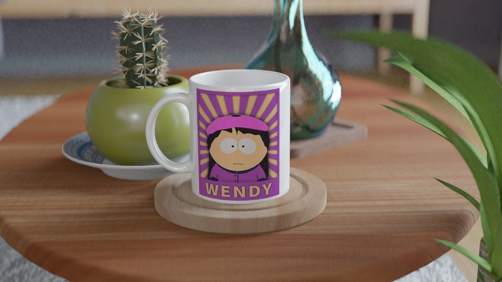 southpark wendy tessaburger mug,  friends mug ,90s animated cartoon,southpark mug gift,90s mug